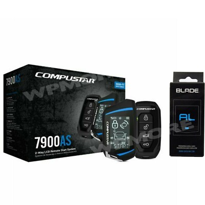 #ad Compustar CS7900 AS 2 Way 3000 FT Range Remote Start Security BLADE AL Bypass $239.98