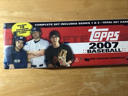 2007 Topps Series 1 & 2 Complete 661+ BASEBALL Cards Red Sox Factory Sealed Set - 第 2/3 張圖片