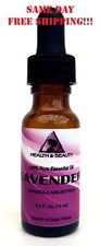 LAVENDER ESSENTIAL OIL AROMATHERAPY 100% PURE NATURAL GLASS DROPPER 0.5 OZ 15 ml