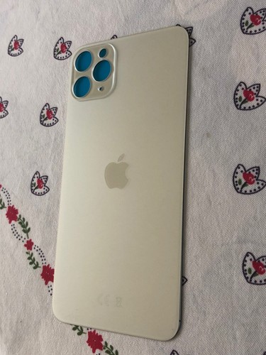 Vetro Posteriore Per IPhone 11 Pro / 11 Pro Max Con Adesivo – Foro Fotocamera Grande