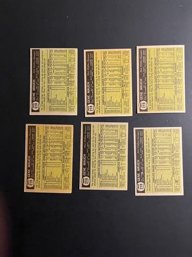 1961 Topps Baseball Cards (1-257) - Pick The Cards to Complete Your Set - Picture 274 of 330