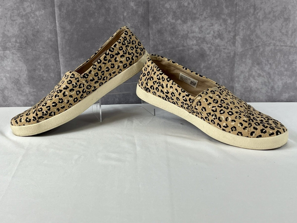 Toms Alpargata Toms Avalon Leopard TOMS Avalon Slip On Cheetah