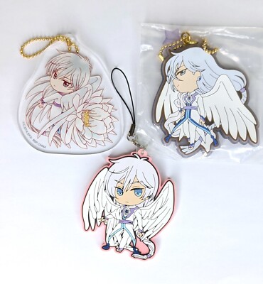 Cardcaptor Sakura Schlüsselanhänger Set Yukito Tsukishiro Kautschukband Anhänger x3 offiziell