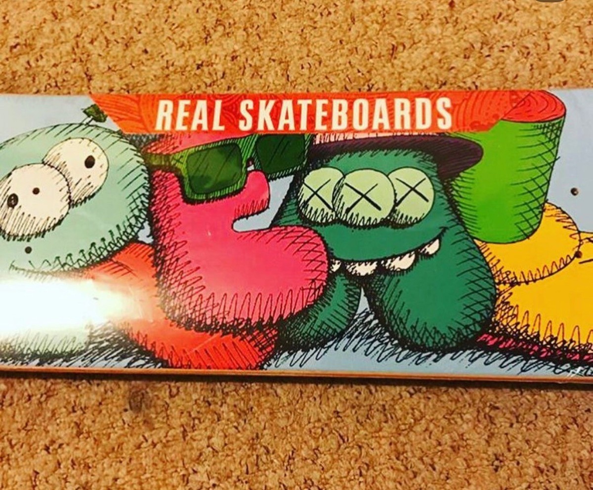 Kaws Real Ltd Edition Of 500 Skateboard Deck | eBay UK