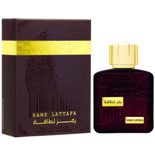 Ramz Lattafa Gold EDP 100ml Arabian Perfume for Unisex Woody Vanilla Oudh Amber