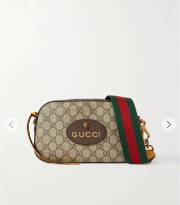 GUCCI ネオヴィンテージ　ショルダーバッグ GUCCI Neo Vintage GG Supreme Zip Messenger Bag Web Strap NWT | eBay