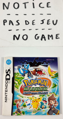 Notice Gameboy Pocket USA – Informations Et Précautions D'emploi (Pokémon Bleue)