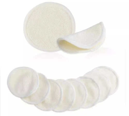 Reusable Make-Up Remover Face Pads - Washable Bamboo Cotton - Vegan Eco-Friendly
