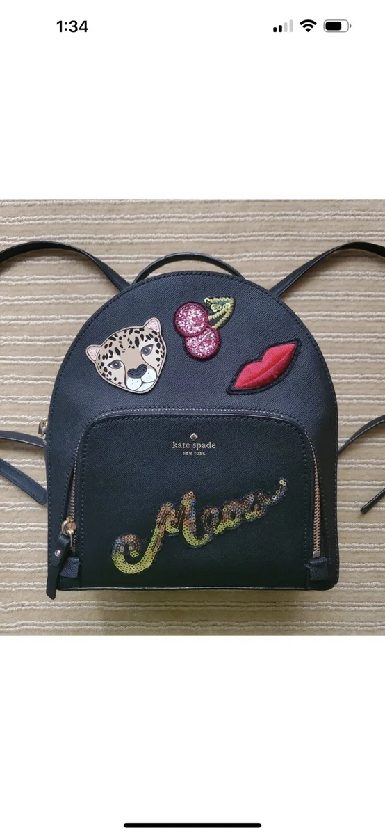 Kate spade meow backpack cheap