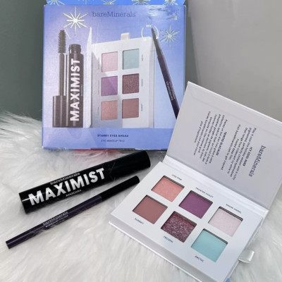 New bareMinerals Starry Eyes Ahead Eye makeup Palette, Eyeliner & Mascara Trio
