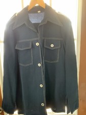 Vintage Mans Matching Shirt and Pants Outfit Medium Short