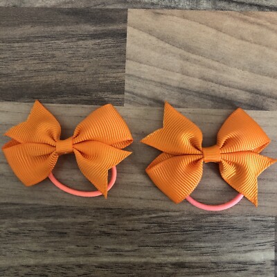 Babyhug Hair Band Bow Applique - Orange