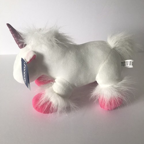 Michigan State Spartans Einhorn Plüsch weiß rosa von Forever Collectables - Bild 3 von 12