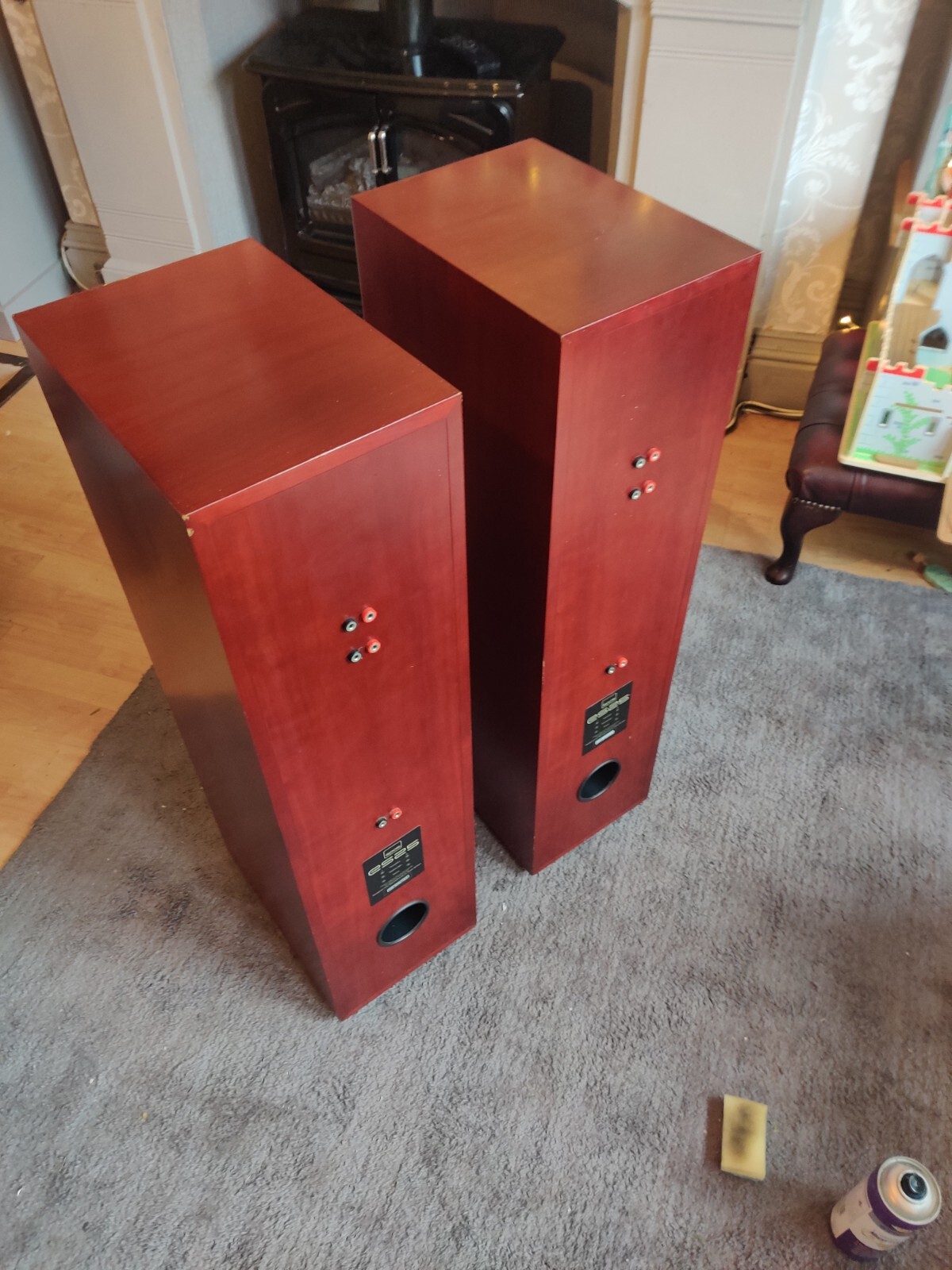 hi fi speakers floor standing used eBay
