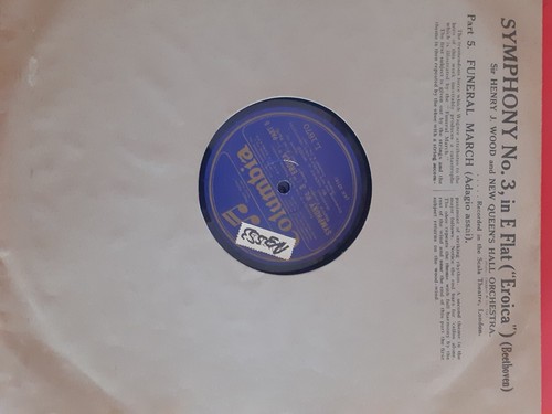 Beethoven symphony No. 3. (EROICA) Album 7 Records RPM 80 , 1937/Sir Henry Wood - Picture 12 of 23