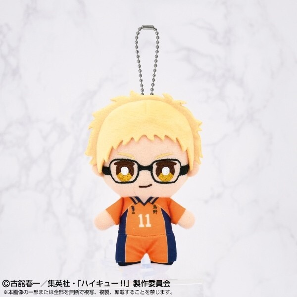 ぬいぐるみ・マスコット kei.Y Haikyu!! Chibi Nui Mascot Plush Doll Key Chain Bandai Namco Nui