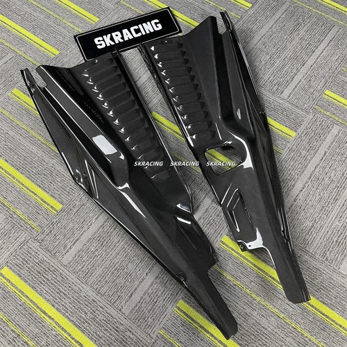 Dry Carbon Fiber Left&Right Engine Covers Protector Kit For Ferrari 458 Italia - Picture 12 of 21