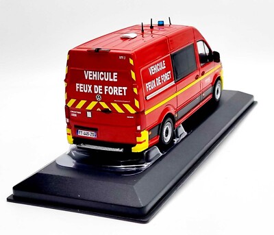 Miniature Volkswagen Crafter Pompiers L2H2 – Lambert VFF SDIS 13 – Odeon 1/43