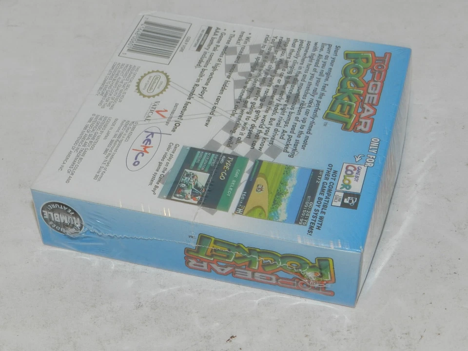 Top Gear Pocket Nintendo Game Boy Color GBC NEW SEALED NIB WATA VGA RARE - Image 3 of 3