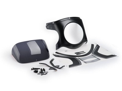 Puig Retro Crbn Look Verkleidung & Dark Smoke Screen 180mm Moto Guzzi V7 Stone 17-22
