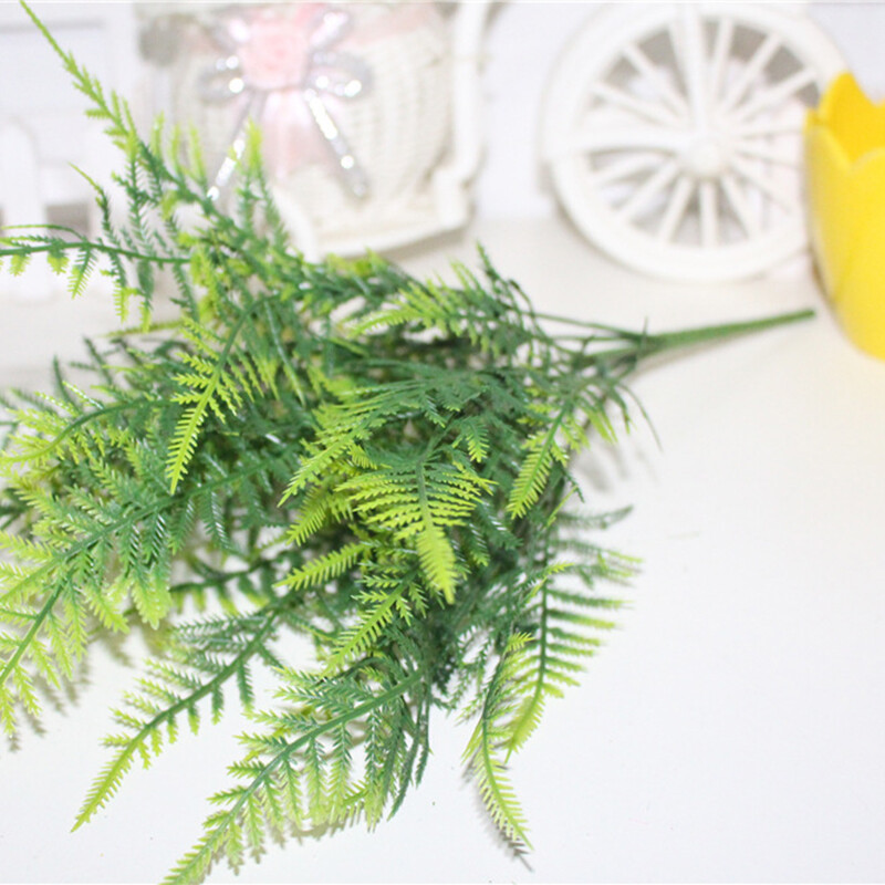 Artificial Plants Grass Asparagus Fern Leaf Vine Aquarium Greenery Home