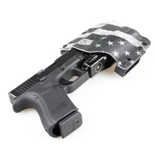 OWB Holster for OLIGHT PL-MINI 2 VALKYRIE 600 LUMEN - USA SLANTED B&W