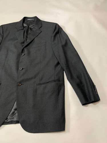 Vintage polo ralph lauren wool jacket blazer black size 42 L Italy Men’s - Picture 2 of 15