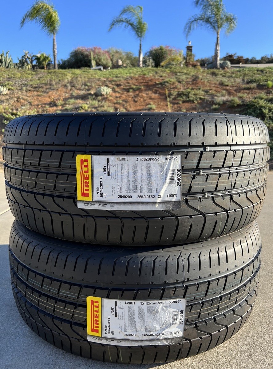 265/40ZR21 Pirelli P Zero PZero Tires 105Y | Set of 2 | XL 265/40ZR21 Pirelli P Zero PZero Tires 105Y | Set of 2 | XL