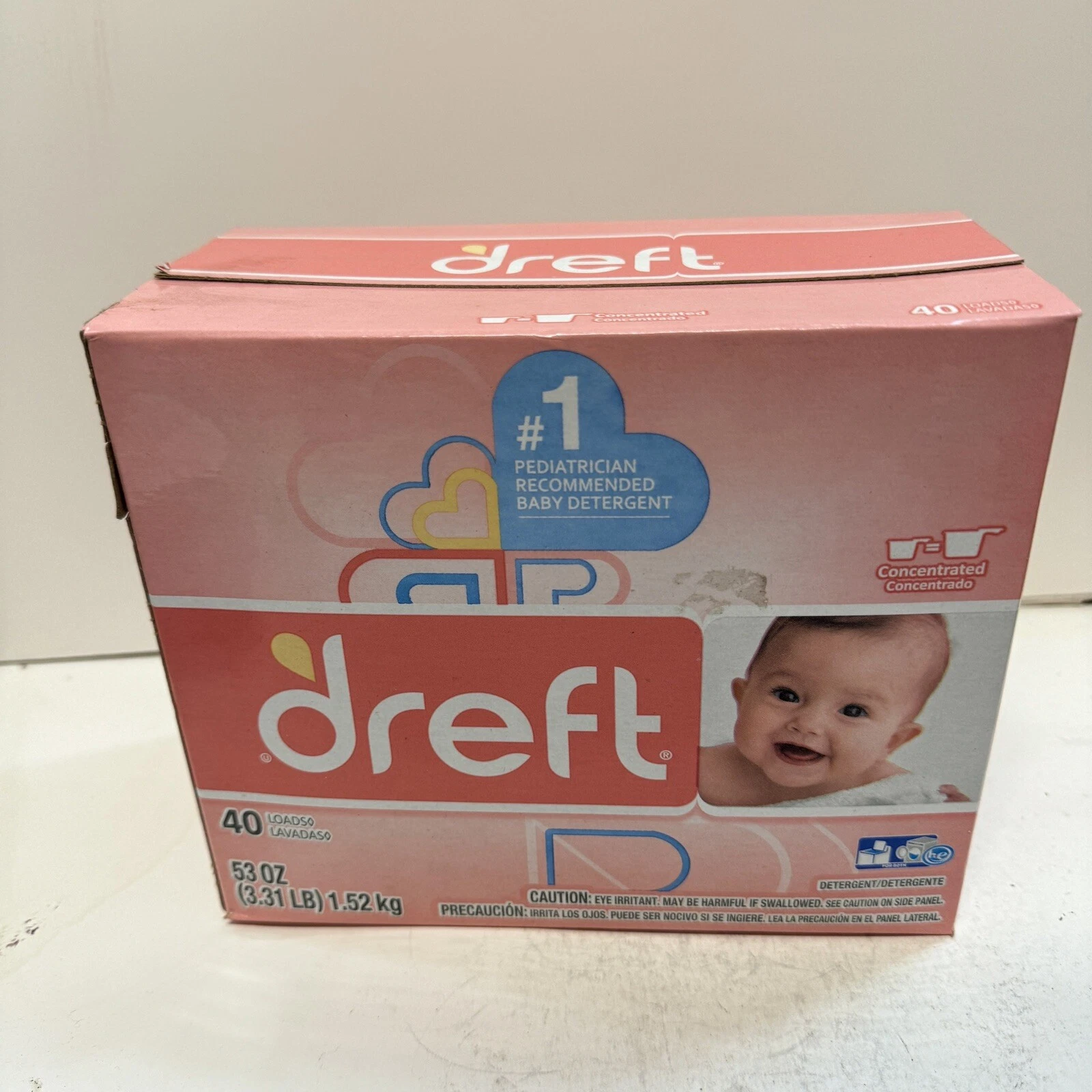 DREFT Laundry Detergent POWDER Baby 53oz 40 Loads Discontinued
Opens in a new window or tab