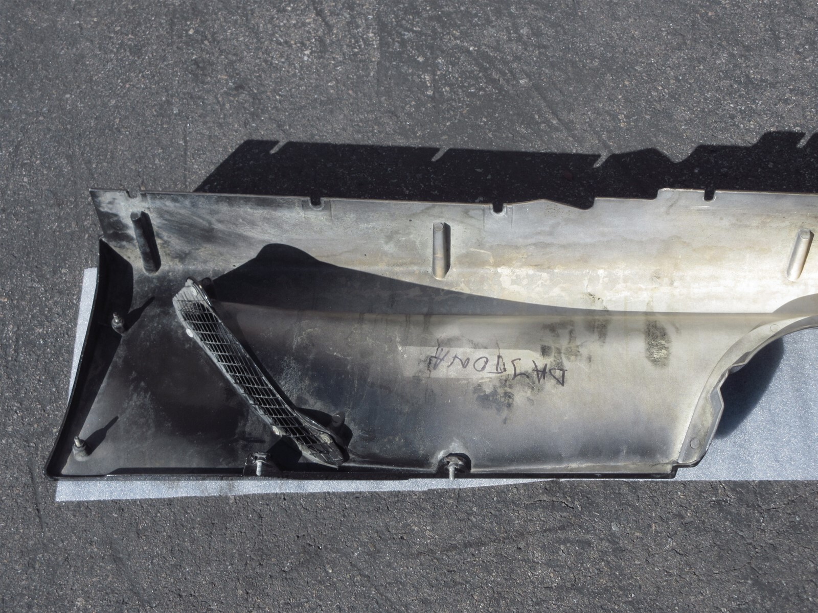 2008 Ferrari F430 Spider Right Passenger Side Under Door Rear Panel Skirt Rocker