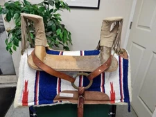Native American Ladies Rawhide Horse Saddle