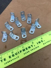 24 PCS 3/4" inch .75" Rounded Corner Galvanized Steel Braces Angle  L-Brackets!!