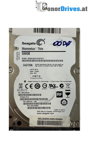 Seagate ST500LT012 - 500 GB - SATA - 9WS142-188 - PCB 100696152 Rev. C*