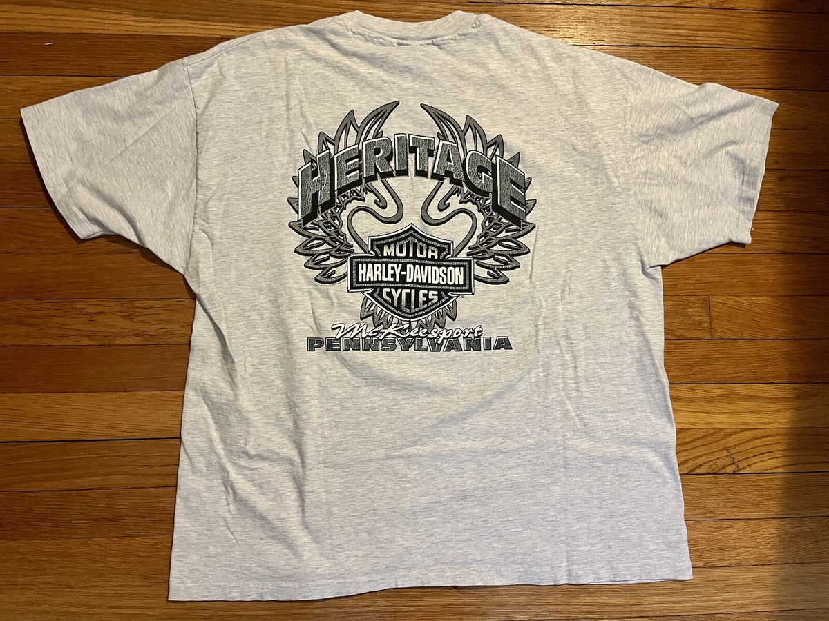 Rare Vintage 1994 Harley Davidson Chrome Fever T shirt XXL Single 