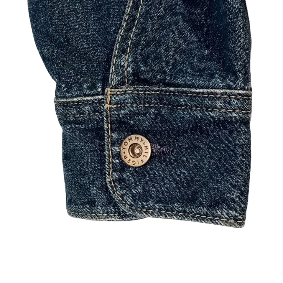 Tommy Hilfiger Jacket  size Large  Denim  Boy or Girl  Great Condition  Cotton - Image 3 of 4