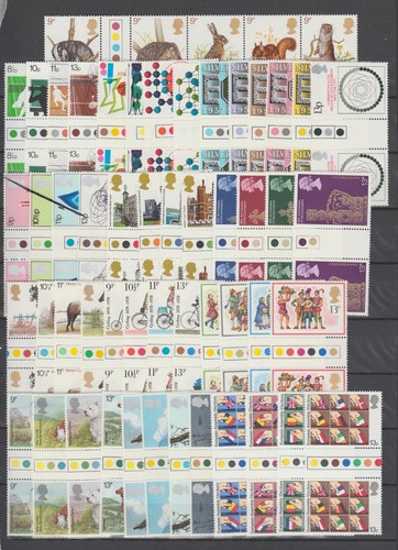 GB collection of traffic lights gutter pairs MNH - Picture 2 of 3