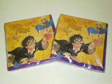 2 x 16ct Harry Potter Party Paper Napkins Flying Keys New and Sealed Made in USA