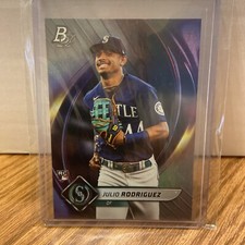 2022 Bowman Platinum - Ice Foilboard #41 Julio Rodriguez (RC)