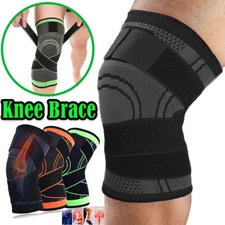 Knee Support Brace Compression Sleeve Patella Stabilizer Sports Gym Joint Pain