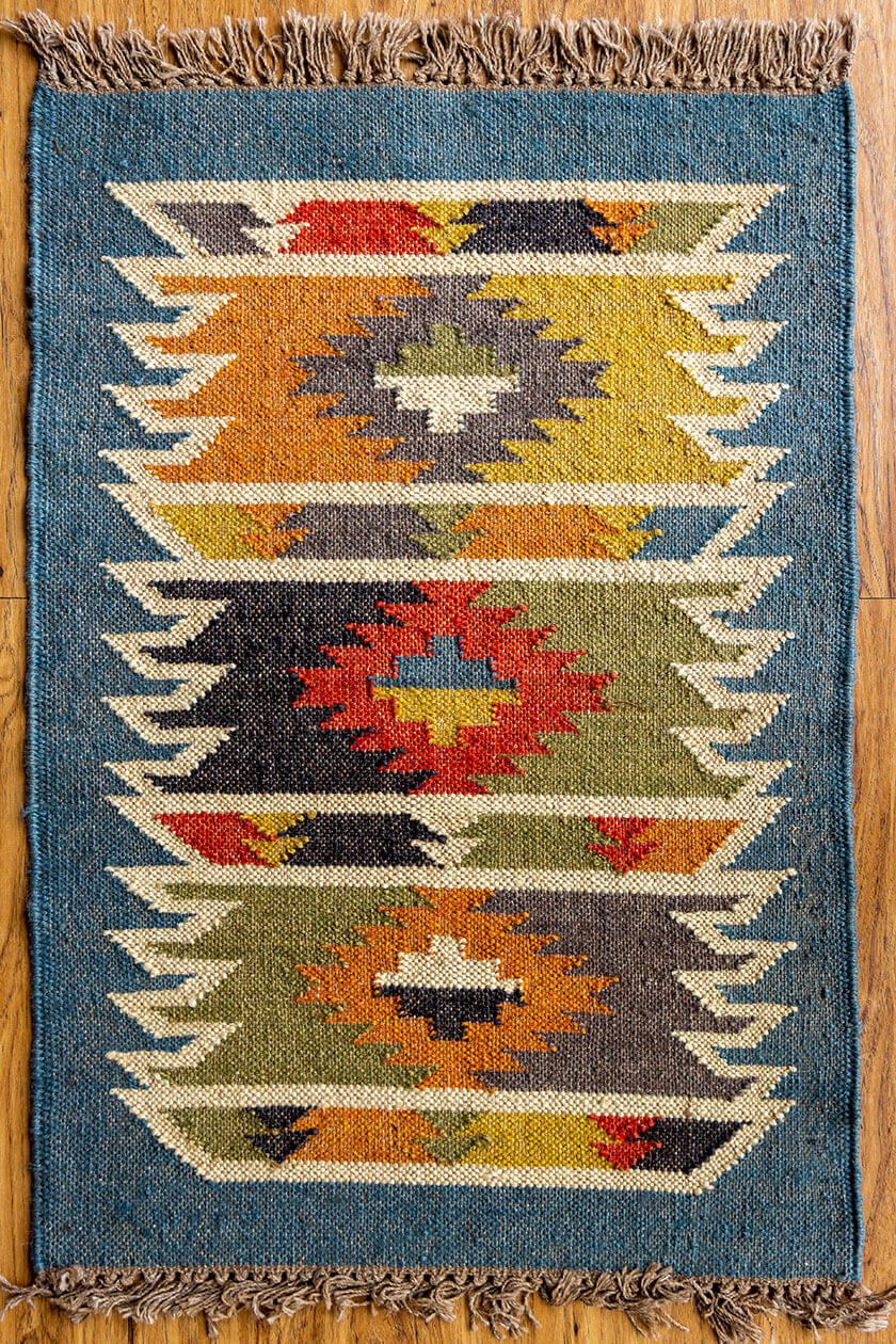 Alfombra Kilim natural tejida a mano alfombra vintage alfombra tradicional Kilim