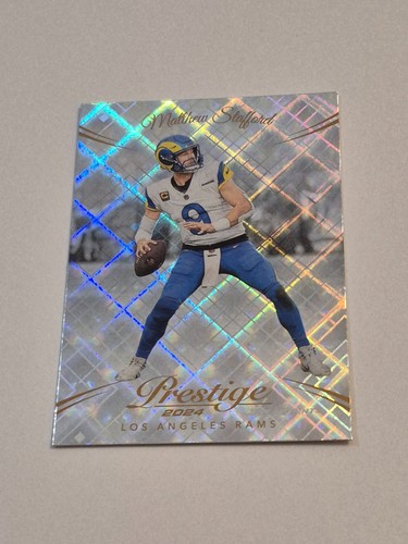 2024 Panini Prestige #173 Matthew Stafford Diamond Xtra Points - Picture 2 of 3