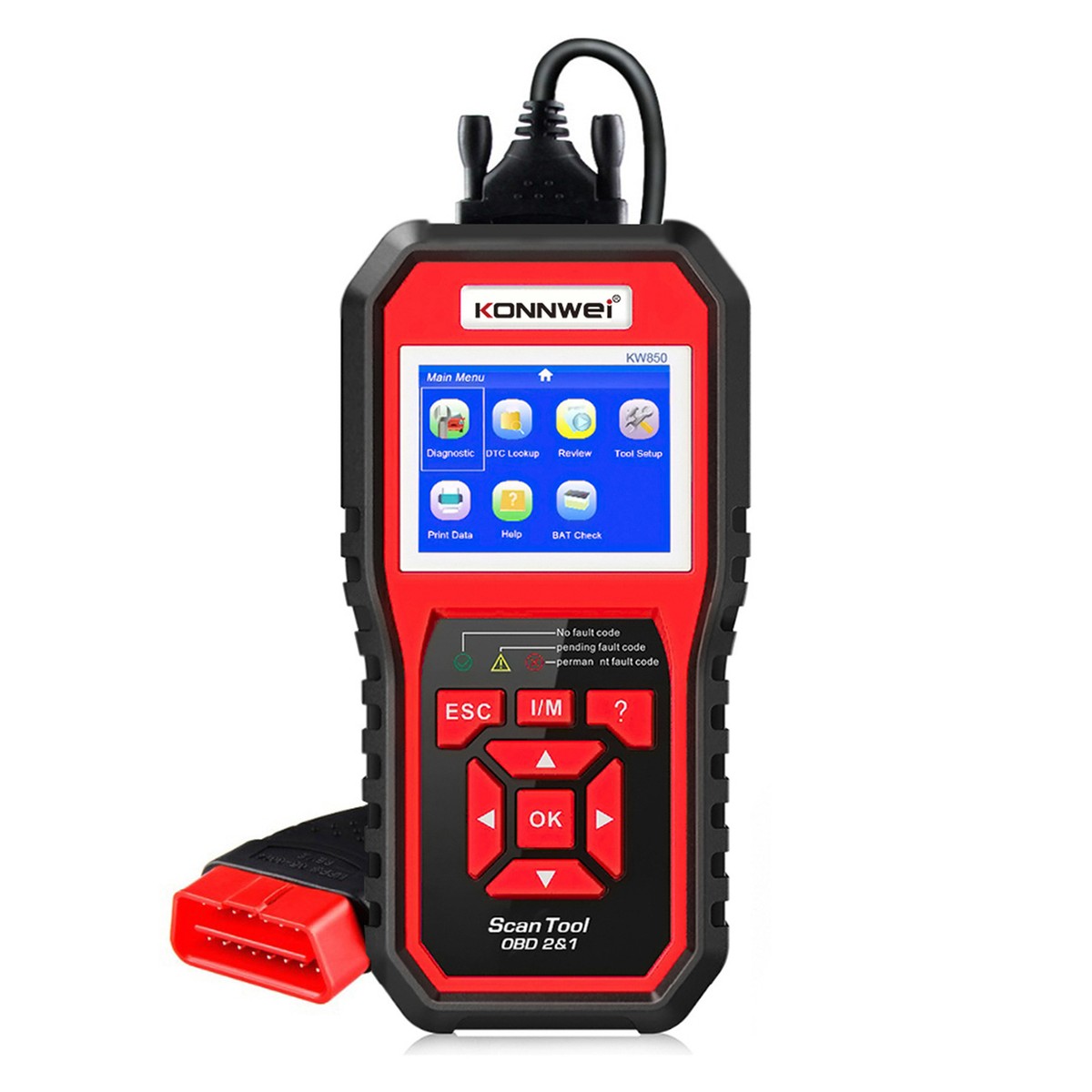 KONNWEI KW850 Automotive Code Reader Engine Check Scanner