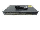 AS IS Cisco WS-C2960X-48TS-LL 48-Port Gigabit Managed Switch