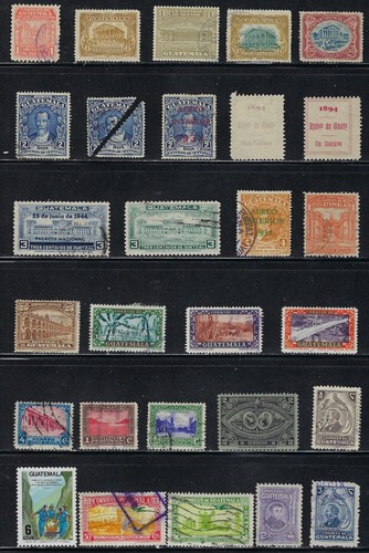 Selection of Stamps from Guatemala ............92N......J-424