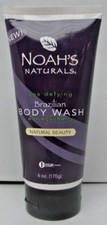 New Noah's Naturals Age Defying Brazilian Body Wash With Acai Berry 6oz
