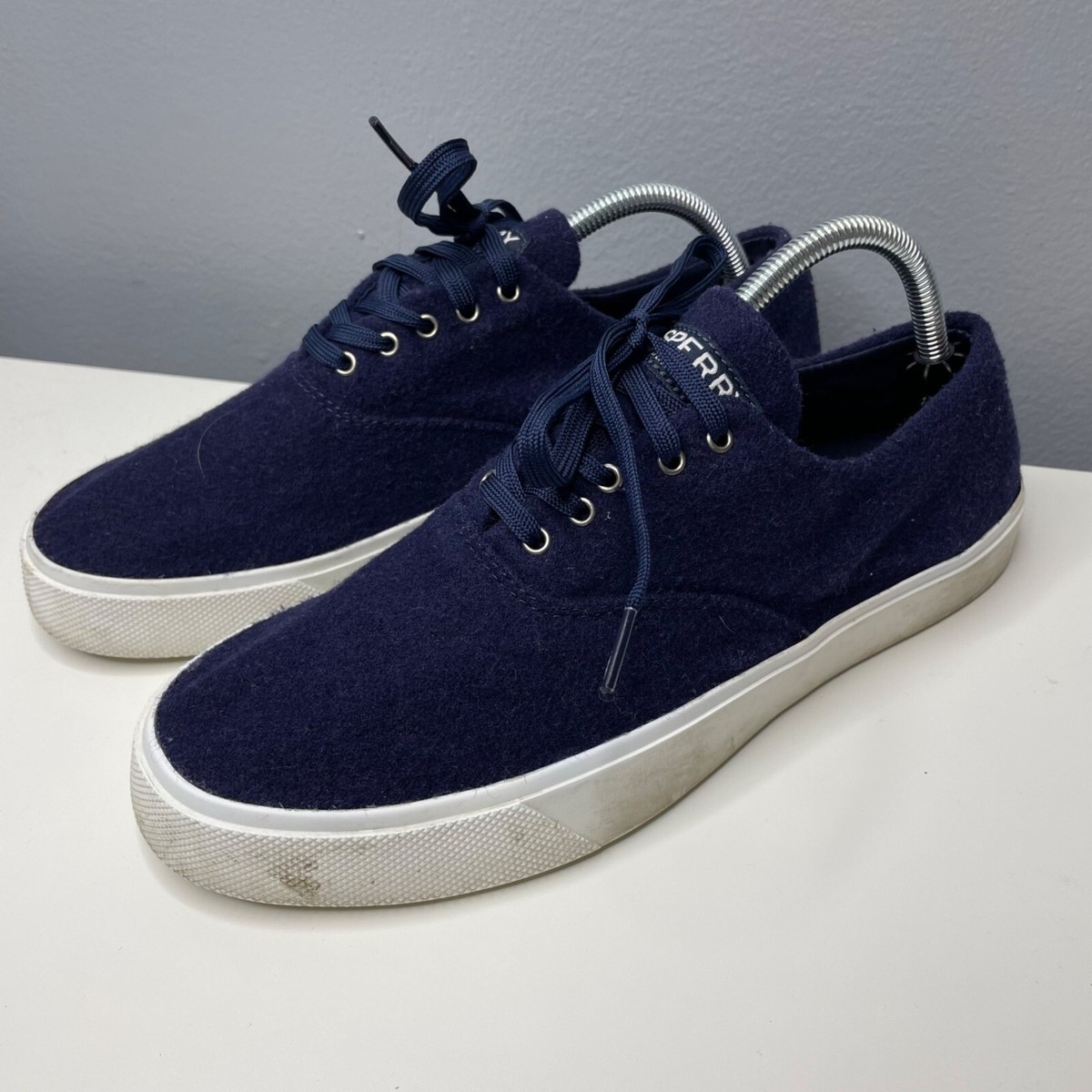 SPERRY captains CVO wool sneakers in navy Men's Casual Blue Low