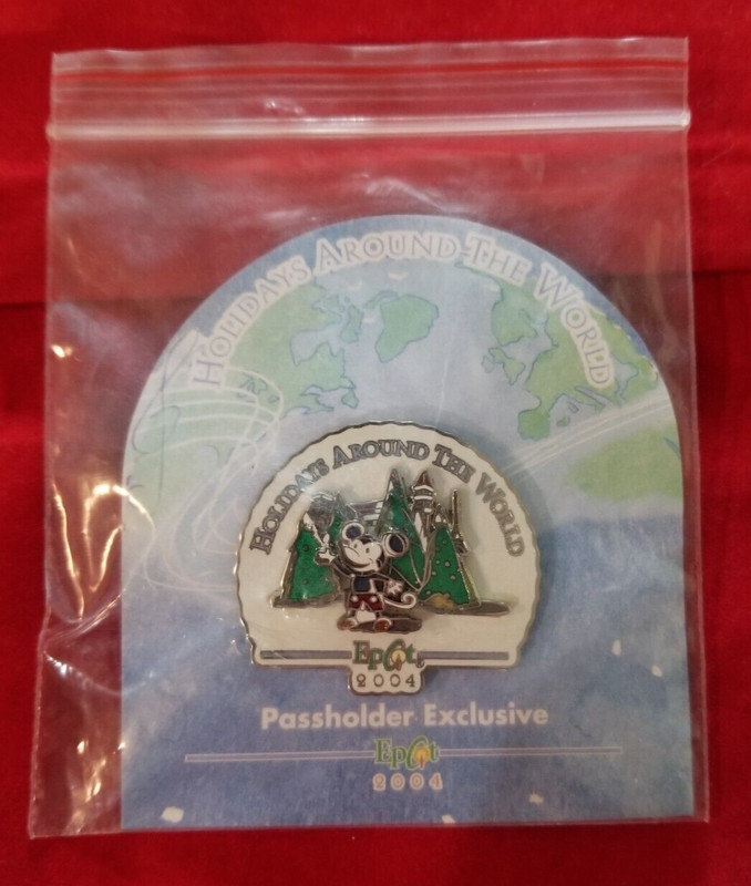 Disney WDW  Epcot Holidays Around The World 2004 Passholder Exclusive Pin LE5000