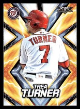 2017 Topps Fire #115 Trea Turner  Washington Nationals