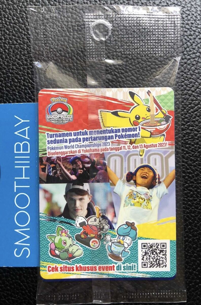 Pikachu Promo WCS 2023 Pokemon World Championships 040/SV-P Pikachu Promo WCS 2023 Pokemon World Championships 040/SV-P