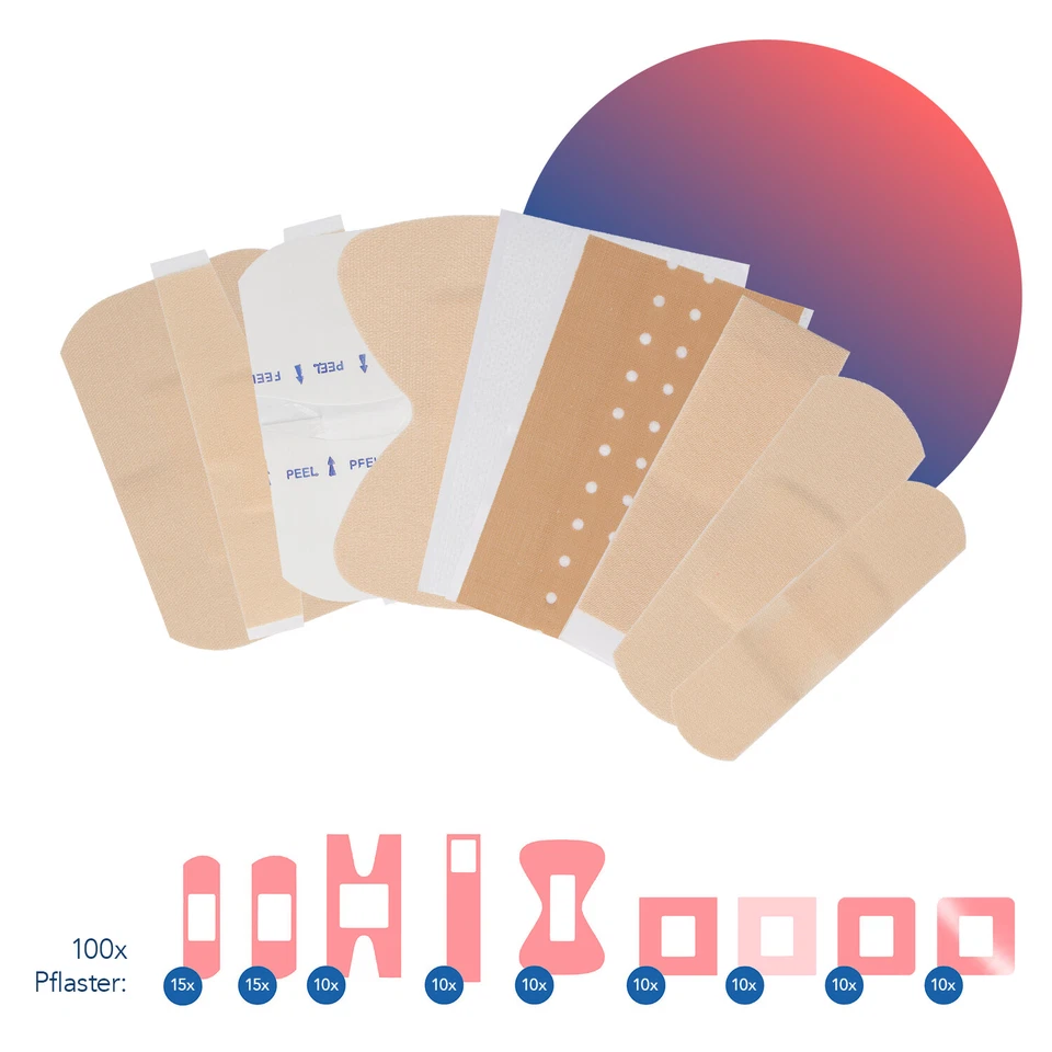 Pflasterbox Industrie/Handel (100 Stück) - Pflaster Set verschiedene Größen - Bild 2 von 4